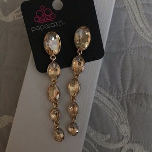 Gold earrings